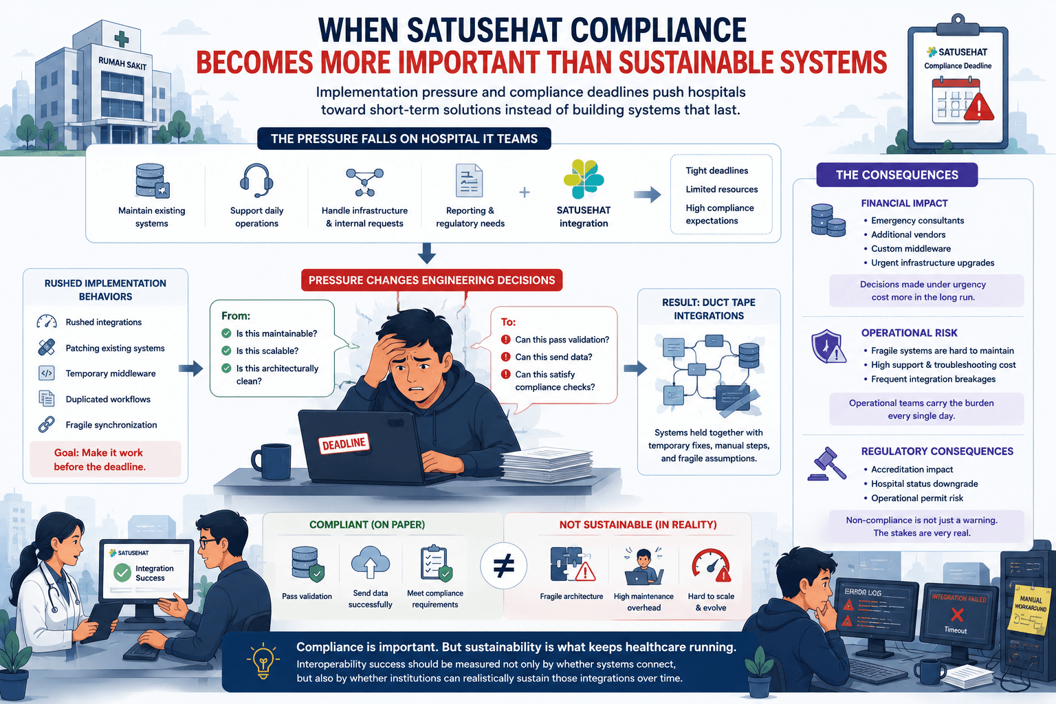 Hospital IT teams under interoperability compliance pressure